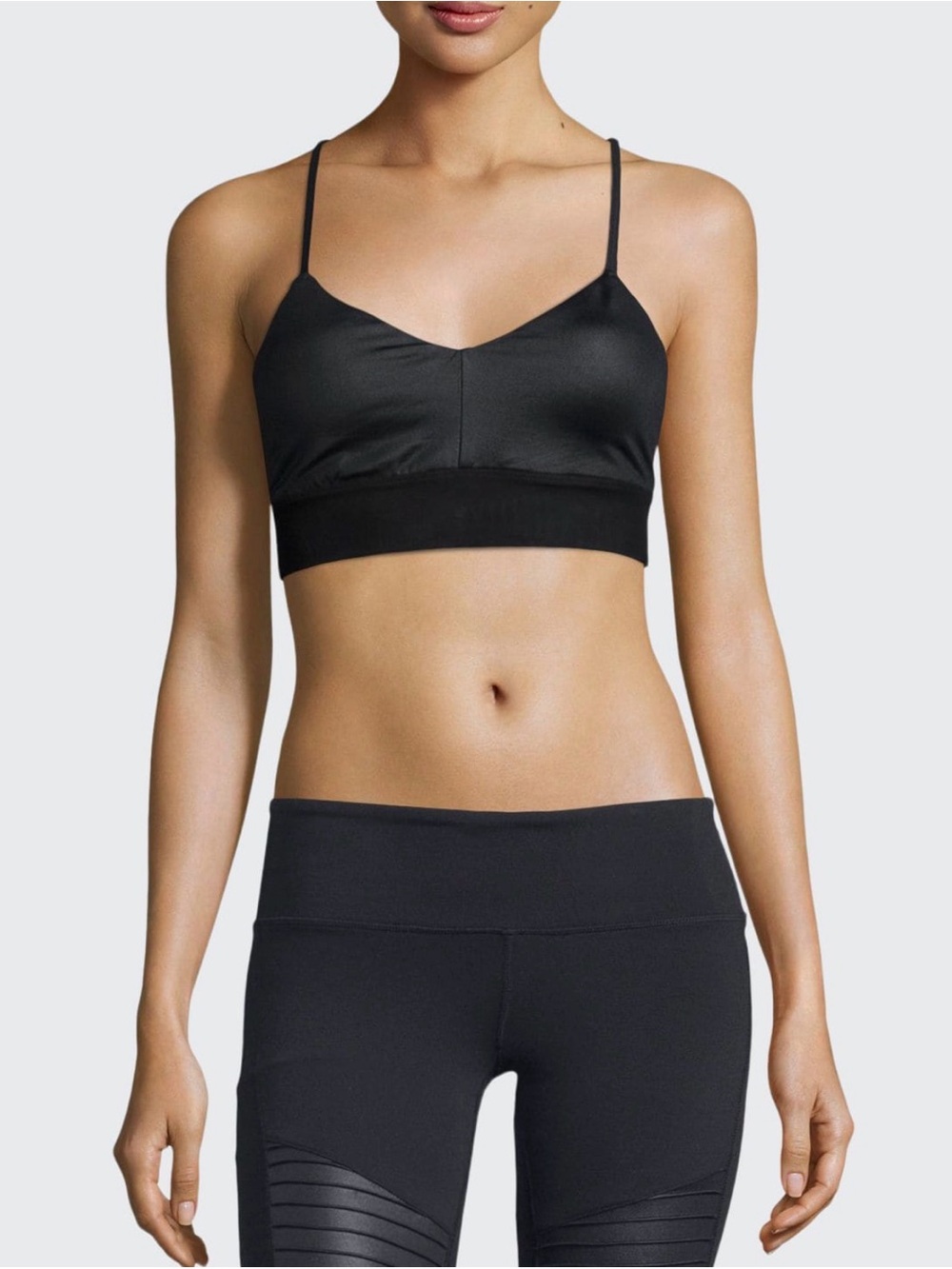 ALO Yoga Black Strappy Bralette